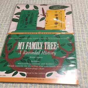My Family Tree NEW Record Your own History Cassette tapes & Story Books NEW SET